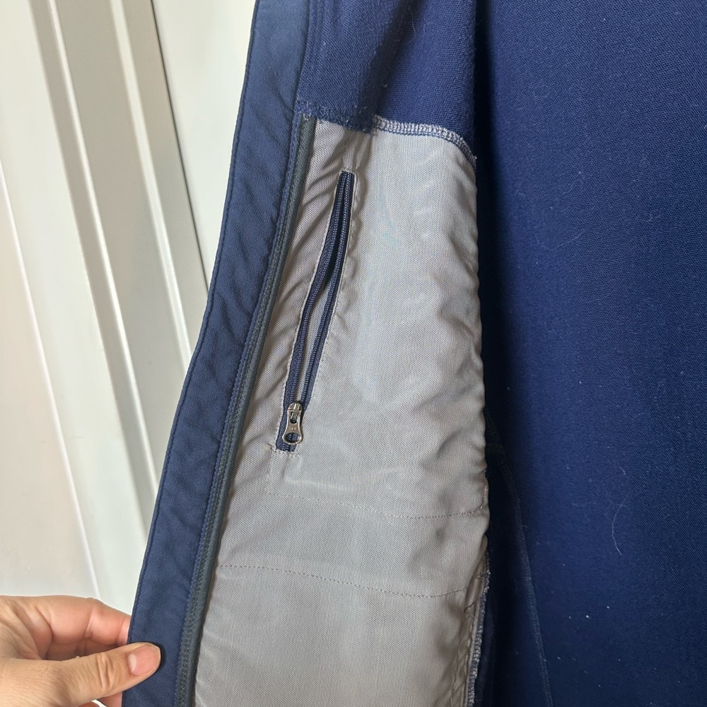 Ibex Climawool Blue Full Zip Soft Shell Jacket, Size Large - Picture 7 of 9